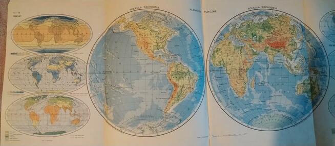 Atlas Geograficzny V-VIII Klasy - Praca Zbiorowa 1970r.