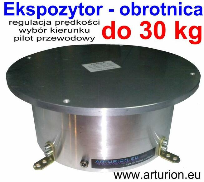 EKSPOZYTOR - Obrotnica Foto 3D - do 30 kg -Regulacje-Funkcje