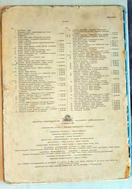 Atlas Geograficzny V-VIII Klasy - Praca Zbiorowa 1970r.