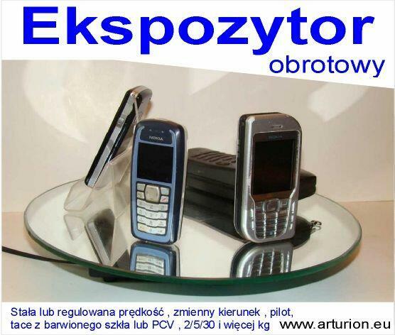 EKSPOZYTOR - OBROTNICA FOTO 3D -do 5 kg- reg.obr. i kier.