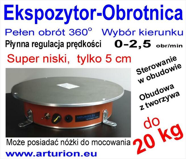 EKSPOZYTOR - Obrotnica - Kawalet Foto 3D - do 20 kg