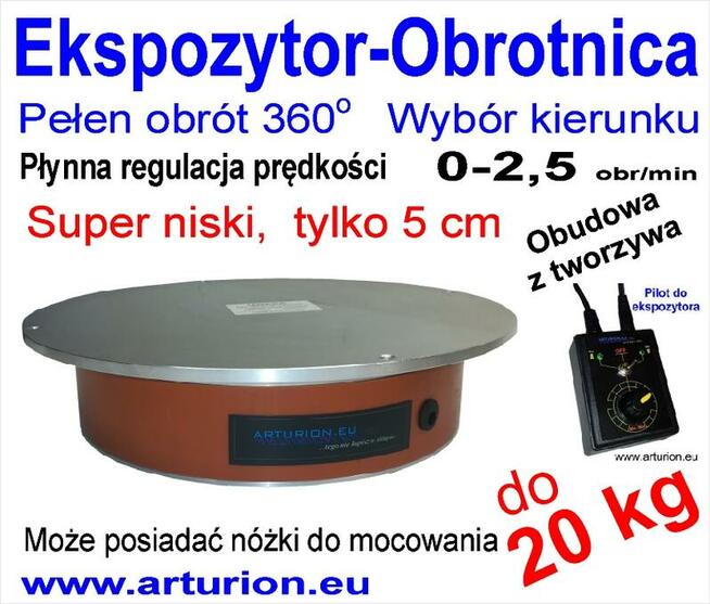 EKSPOZYTOR - Obrotnica - Kawalet Foto 3D - do 20 kg