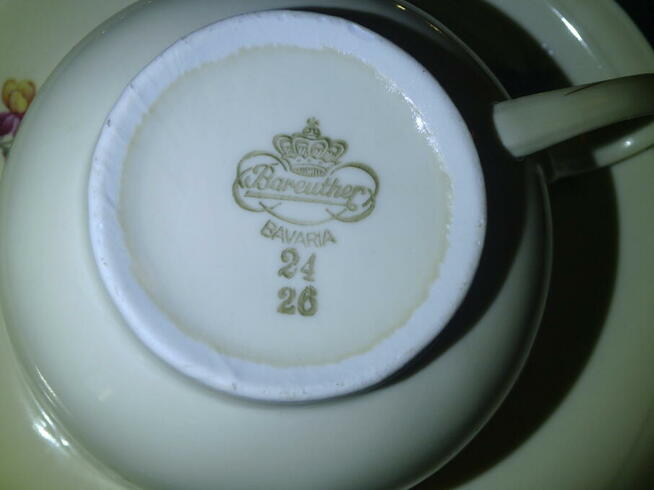 porcelana zestaw do kawy Bavaria Bareuther