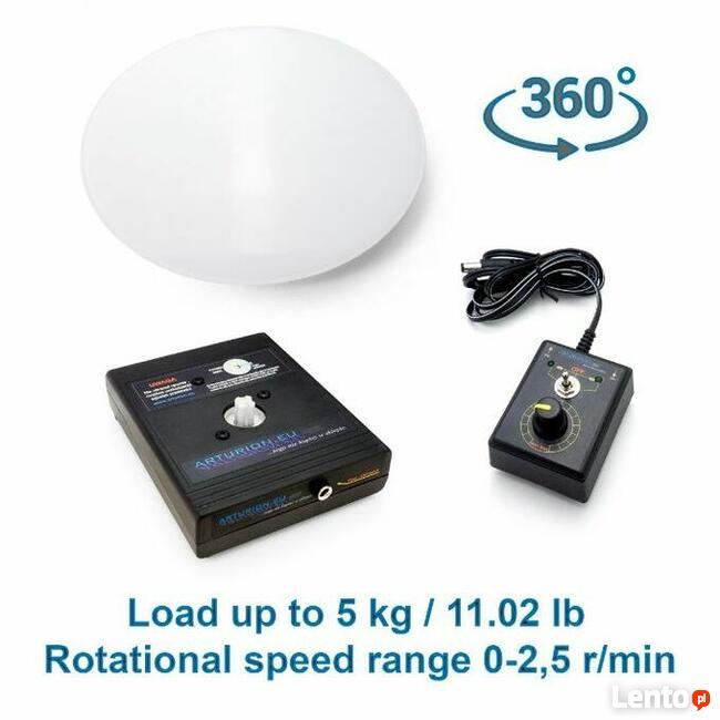 EKSPOZYTOR - OBROTNICA FOTO 3D -do 5 kg- reg.obr. i kier.