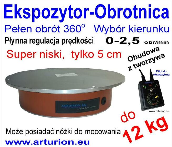 EKSPOZYTOR - Obrotnica - Kawalet Foto 3D -do 12 kg