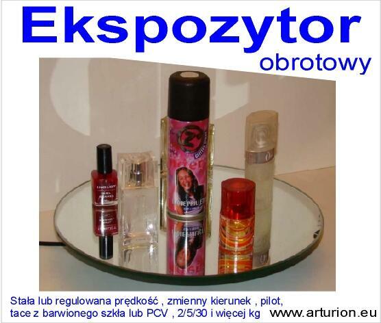 EKSPOZYTOR - OBROTNICA FOTO 3D -do 5 kg-regulacje w obudowie