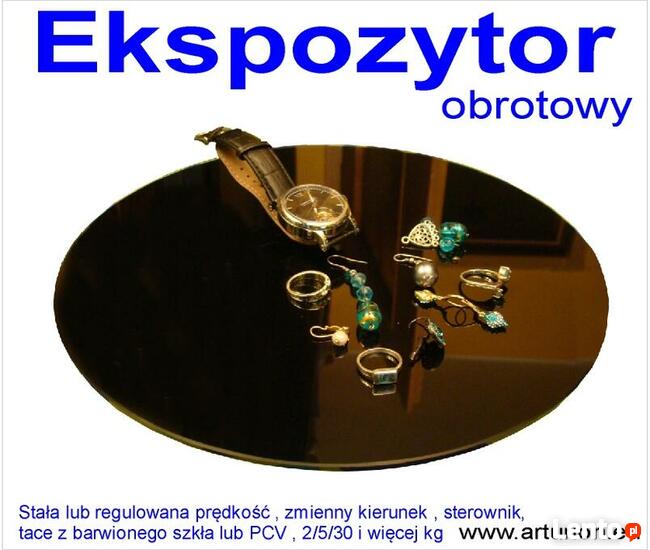 EKSPOZYTOR - OBROTNICA FOTO 3D -do 5 kg- stała prędkość i k