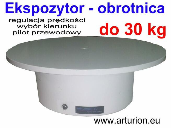 EKSPOZYTOR - Obrotnica Foto 3D - do 30 kg -Regulacje-Funkcje