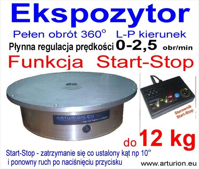 EKSPOZYTOR - Obrotnica - Kawalet Foto 3D -do 12 kg