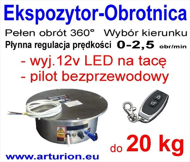 EKSPOZYTOR - Obrotnica - Kawalet Foto 3D - do 20 kg