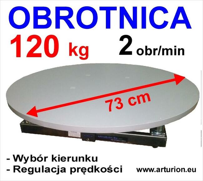 Ekspozytor - Obrotnica - Kawalet foto 3D mechanizm do 120 kg