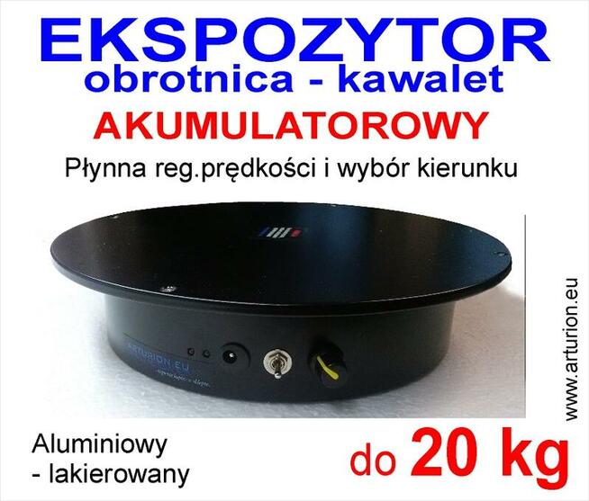 EKSPOZYTOR - Obrotnica - Kawalet Foto 3D - do 20 kg