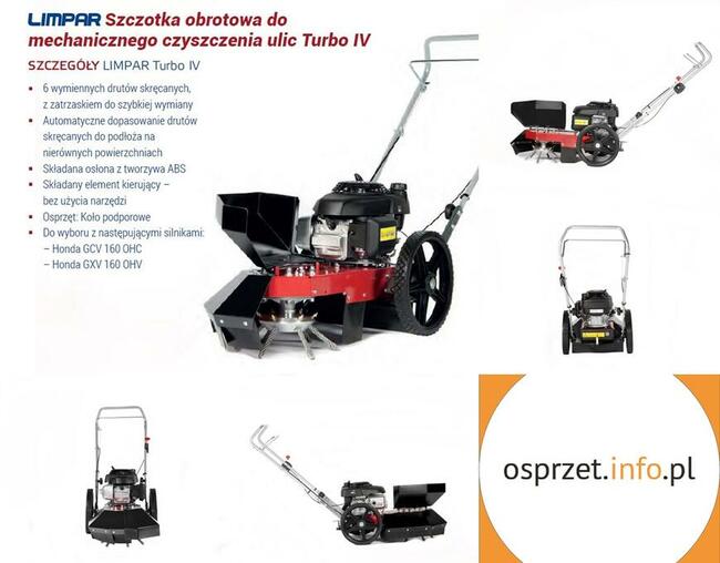 Odchwaszczarka spalinowa - Limpar WB TURBO IV