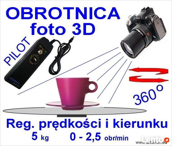 EKSPOZYTOR - OBROTNICA FOTO 3D -do 5 kg- stała prędkość i k