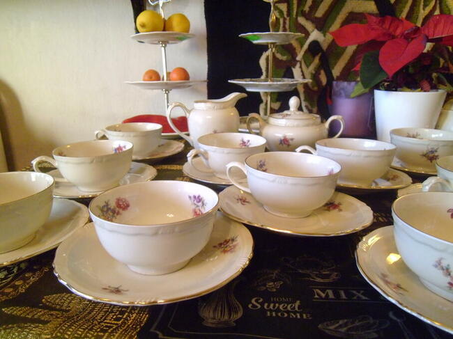 porcelana zestaw do kawy Bavaria Bareuther