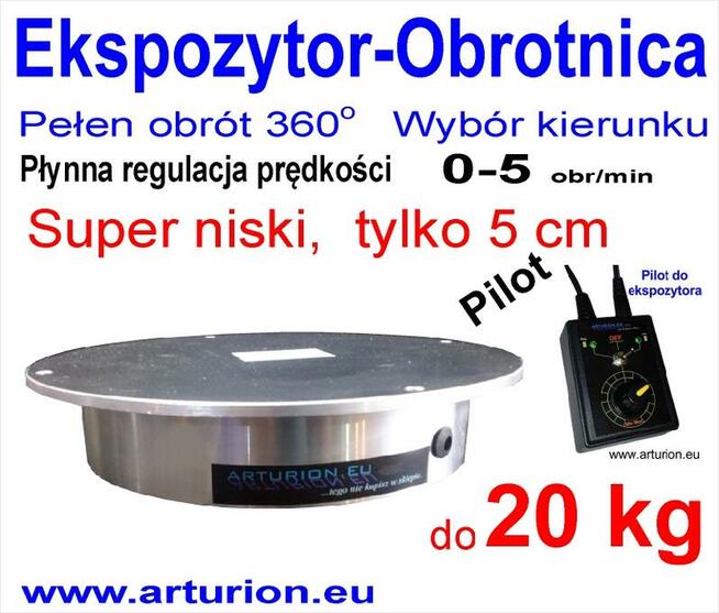 EKSPOZYTOR - Obrotnica - Kawalet Foto 3D - do 20 kg