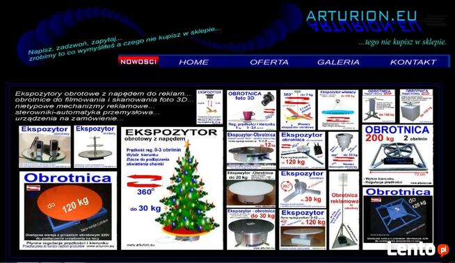 EKSPOZYTOR - OBROTNICA FOTO 3D -do 5 kg- stała prędkość i k