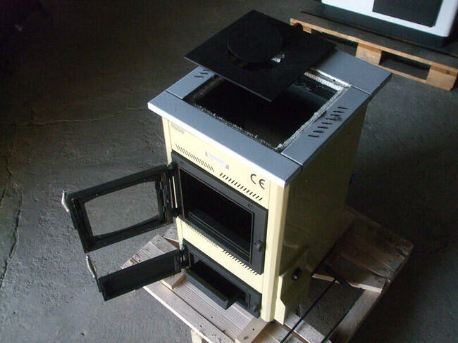 PIEC KUCHENNY TERMOMONT TEMY ES-10 Z FUNKCJĄ C.O. 10 KW.