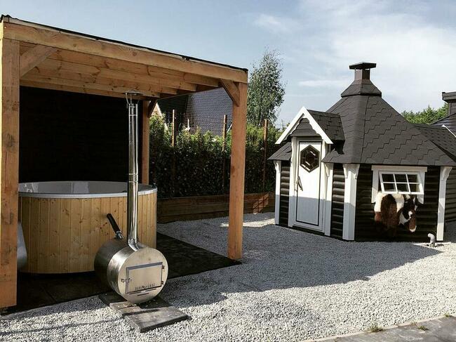 Balia kąpielowa Wanna Hot Tub Bania Sauna fiberglass