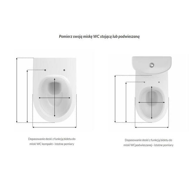 Deska z funkcją bidetu