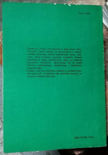 Próby Czynnościowe w Diagnostyce Laboratoryjnej - Tomasz Bor
