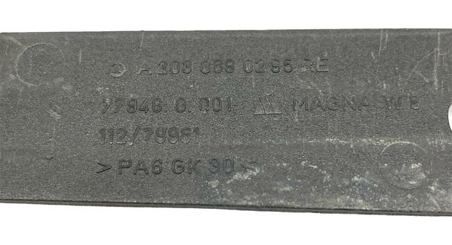 Ślizg zderzaka mocowanie Mercedes W209 CLK A2038890295RE
