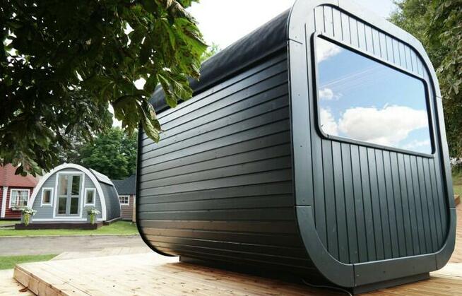 SAUNA fińska ogrodowa kwadro zewnętrzna LUNA 2,3 X 2,6 M