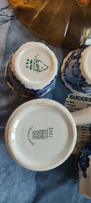 Piękna porcelana Fajans komplet nowa i Lalka PRL całość