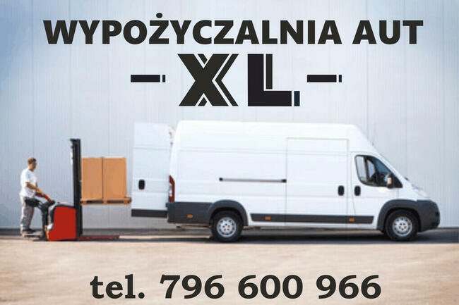 XL Wynajem samochodów dostawczych bus w Olsztynie