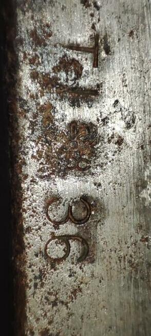 Ładna stara lampa kolejowa sygnowana