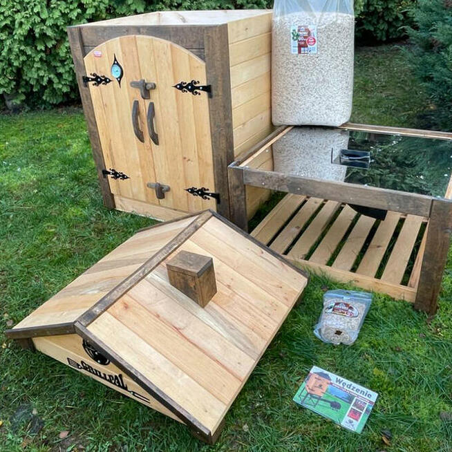 Wędzarnia Dwudrzwiowa OLCHOWA TW654L/110 Kolor Bezbarwny/Palisander