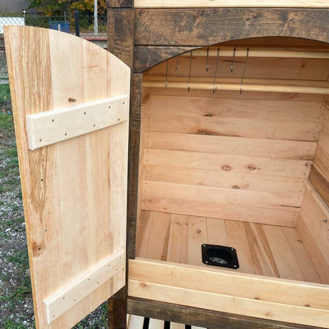 Wędzarnia Dwudrzwiowa OLCHOWA TW654L/110 Kolor Bezbarwny/Palisander