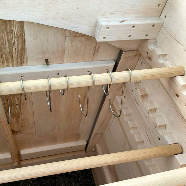 Wędzarnia Dwudrzwiowa OLCHOWA TW654L/110 Kolor Bezbarwny/Palisander