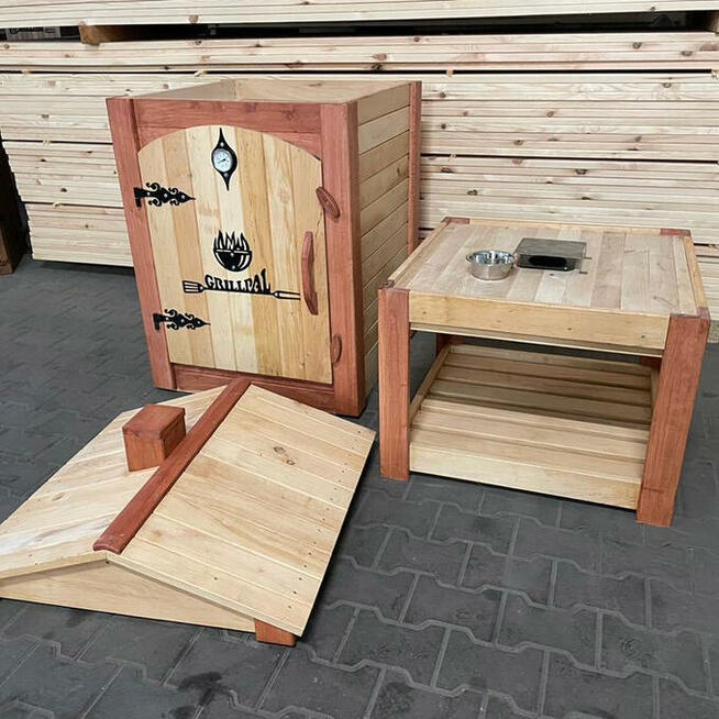 Wędzarnia OLCHOWA TD414L/95 GRILLPAL Kolor Bezbarwny/Palisander