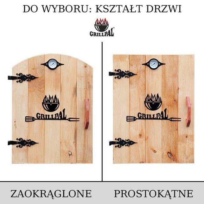 Wędzarnia OLCHOWA TD414L/95 GRILLPAL Kolor Bezbarwny/Palisander