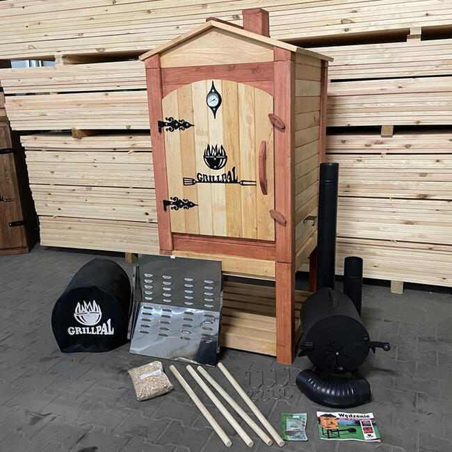 Wędzarnia OLCHOWA TD414L/95 GRILLPAL Kolor Bezbarwny/Mahoń