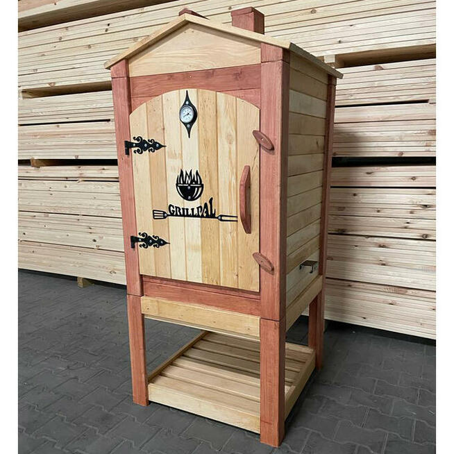 Wędzarnia OLCHOWA TD414L/95 GRILLPAL Kolor Bezbarwny/Mahoń