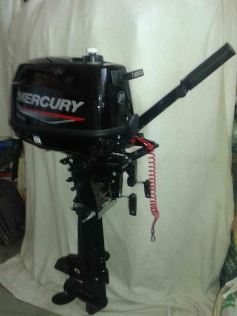 silnik zaburtowy MERCURY 6 jak nowy 4-suw ponton łódka