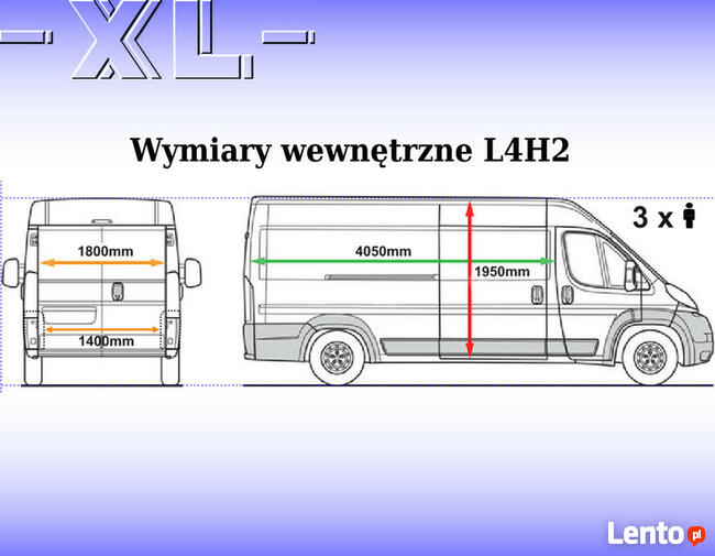 XL Wynajem samochodów dostawczych bus w Olsztynie