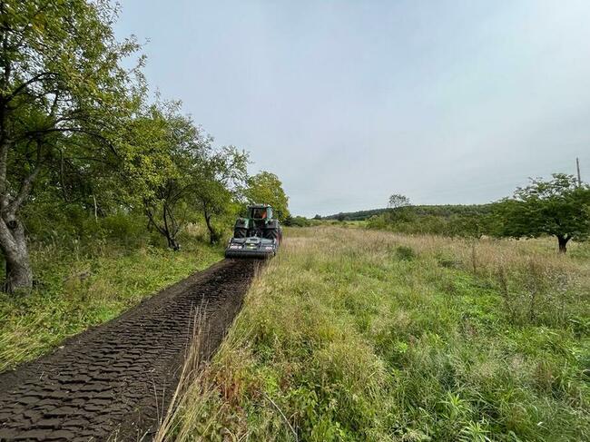 Karczowanie działek. Mulczowanie Miechów. tel. 575-747-470