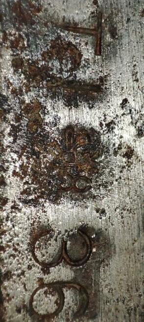 Ładna stara lampa kolejowa sygnowana