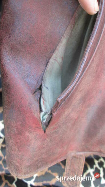 Kurtka skórzana idealna do rekonstrukcji wojskowych