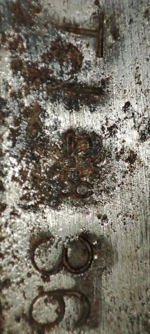 Ładna stara lampa kolejowa sygnowana