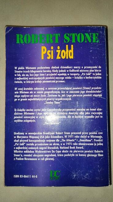 „Psi żołd” Robert Stone + GRATIS książka