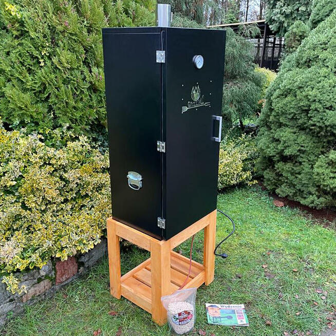 Wędzarnia Elektryczna Automatyczna EMD172L/110 + Stołek Kolor Sosna