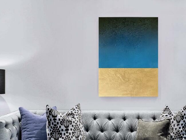 Obraz Orion 60x80 cm, farby akrylowe na płótnie, kosmos.