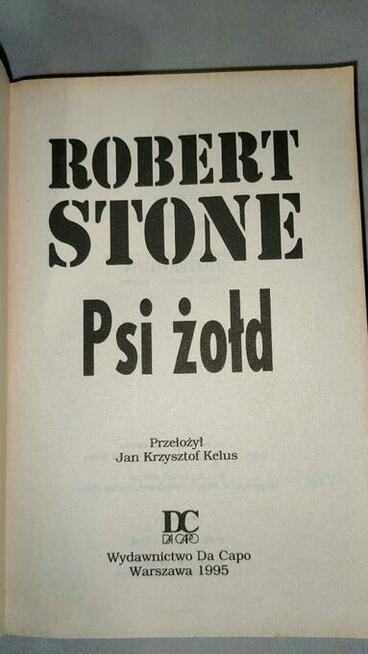 „Psi żołd” Robert Stone + GRATIS książka