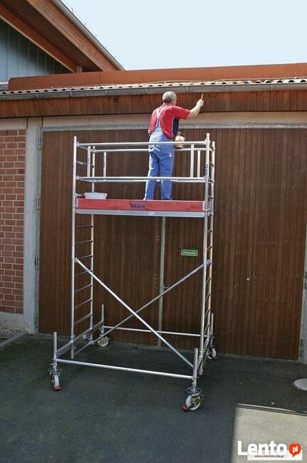 ADAMEK. Rusztowanie aluminiowe jezdne, przejezdne. WYNAJEM