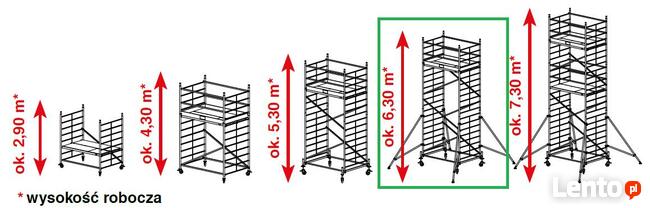 ADAMEK. Rusztowanie aluminiowe jezdne, przejezdne. WYNAJEM