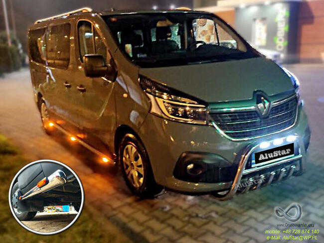 Trafic Vivaro Orurowanie Fiat Talento z Halogenami